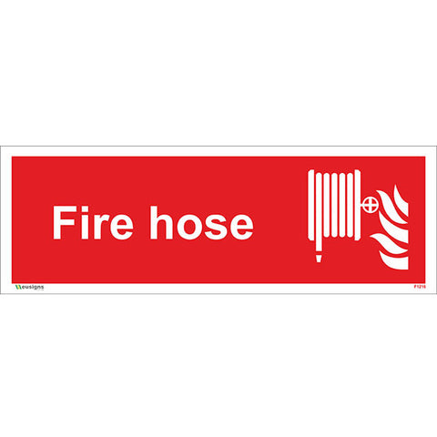 Fire Hose Sign - Safety Signs & Stickers | Borehamwood Signs
