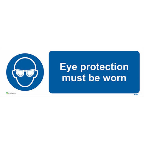 Eye Protection Must Be Worn Sign - Safety Signs & Stickers | Borehamwood Signs