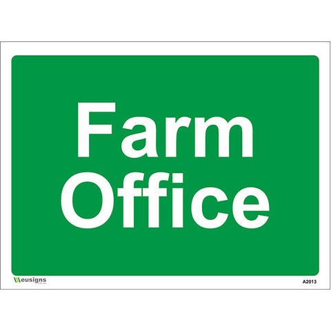 Farm Office Sign - Safety Signs & Stickers | Borehamwood Signs