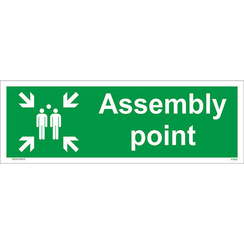 Assembly Point Sign - Safety Signs & Stickers | Borehamwood Signs