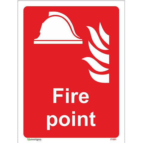 Fire Point Sign - Safety Signs & Stickers | Borehamwood Signs