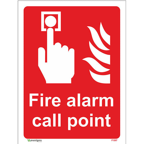 Fire Alarm Call Point Sign - Safety Signs & Stickers | Borehamwood Signs