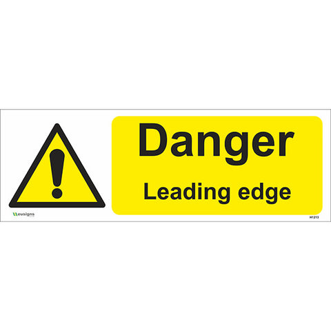 Danger Leading Edge Sign - Safety Signs & Stickers | Borehamwood Signs