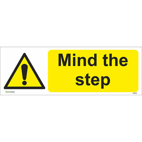 Mind The Step Sign - Safety Signs & Stickers | Borehamwood Signs
