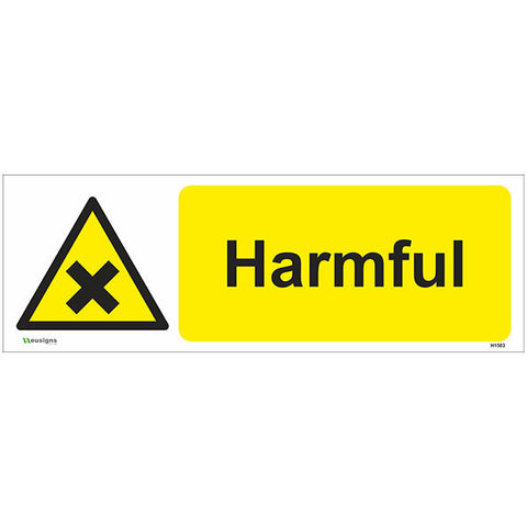 Harmful Sign - Safety Signs & Stickers | Borehamwood Signs