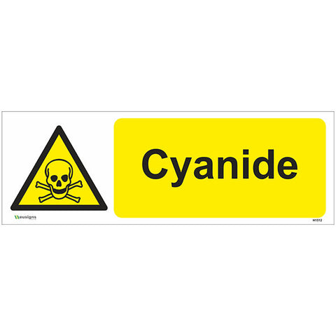 Cyanide Sign - Safety Signs & Stickers | Borehamwood Signs