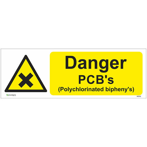 Danger PCB's Sign - Safety Signs & Stickers | Borehamwood Signs