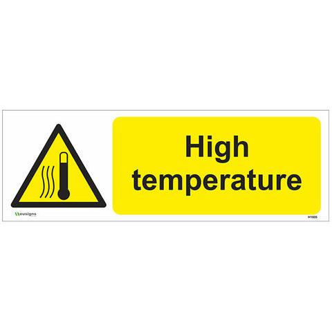 High Temperature Sign - Safety Signs & Stickers | Borehamwood Signs