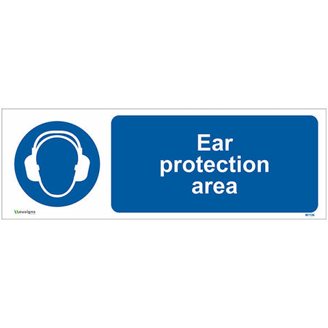 Ear Protection Area Sign - Safety Signs & Stickers | Borehamwood Signs