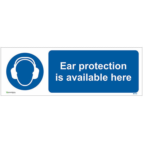 Ear Protection Is Available Here Sign - Safety Signs & Stickers | Borehamwood Signs