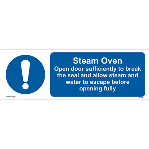 Steam Oven Sign - Safety Signs & Stickers | Borehamwood Signs