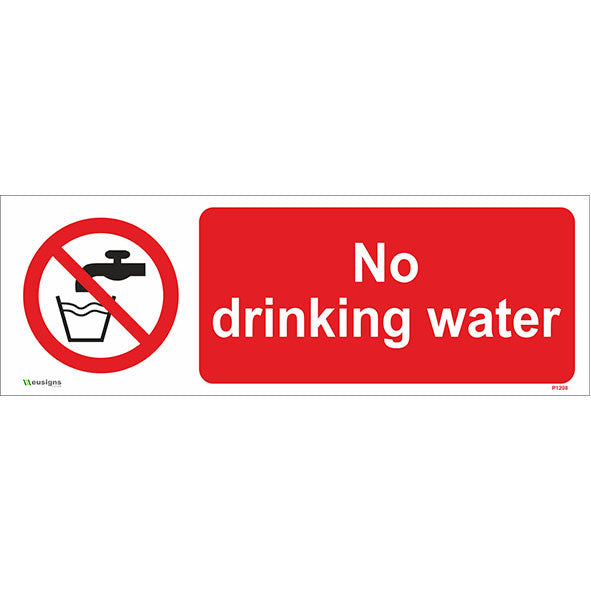 No Drinking Water Sign Safety Signs And Stickers Borehamwood Signs 