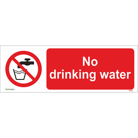 No Drinking Water Sign - Safety Signs & Stickers | Borehamwood Signs