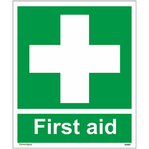 First Aid Sign - Safety Signs & Stickers | Borehamwood Signs