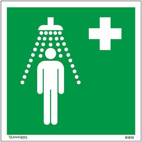 Emergency Shower Sign - Safety Signs & Stickers | Borehamwood Signs