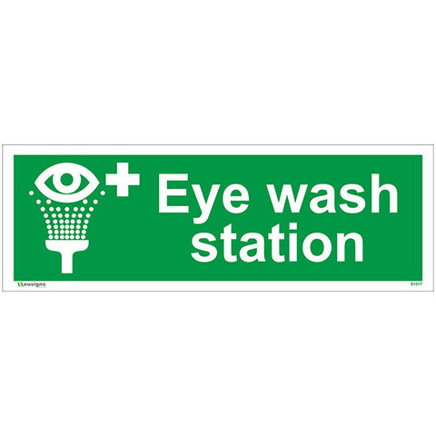 Eye Wash Station Sign - Safety Signs & Stickers | Borehamwood Signs