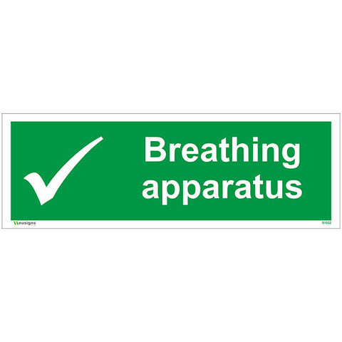 Breathing Apparatus Sign - Safety Signs & Stickers | Borehamwood Signs