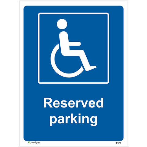 Reserved Parking Sign - Safety Signs & Stickers | Borehamwood Signs